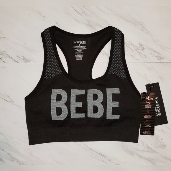 Women S Clothing Activewear Sports Bras Bebe Sport Bra Nwt Bebe Sport Logo Racerback Women S Clothing Activewear Sports Bras Bebe Sport Bra Nwt Bebe Sport Logo Racerback